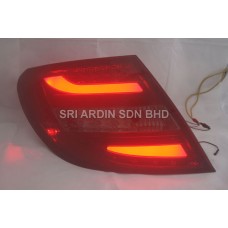 Mercedes C Class W204 07-11 Red Smoke Light Bar LED Tail Lamp
